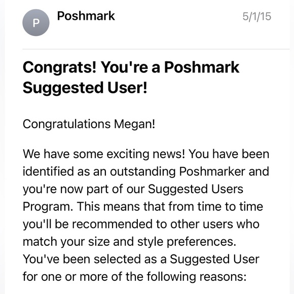 I'm a Poshmark Ambassador - Picture 2 of 4